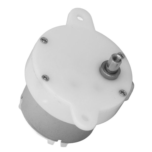 Motor med reducerande hastighet DC 10RPM Hög vridmoment Rotation Cylinderform med terminal Ljudlös växel 6V