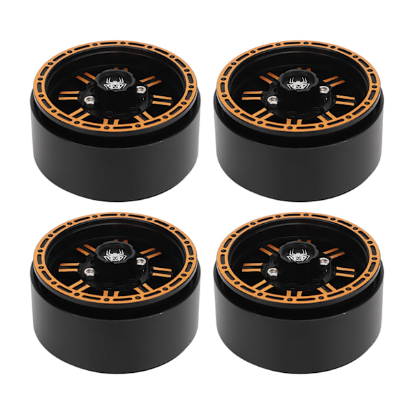 1,9 tuuman RC-pyörännavat painovoiman vähentäminen CNC-alumiiniseos 1,9 tuuman RC-pyörännapa Axial SCX10 Goldille