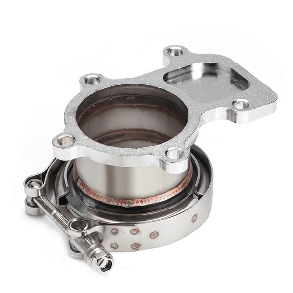 Rustfritt stål for Holset WH1C HX35 HX35W Downpipe Turbo Flens til 3\" V-bånd Adapter