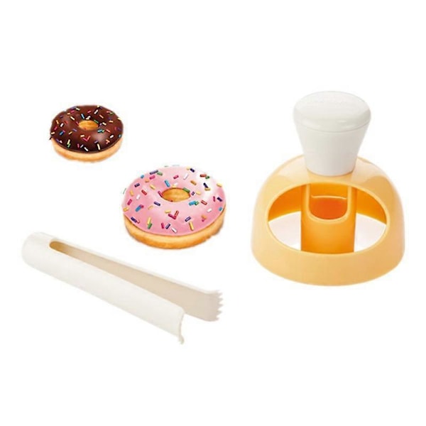 Kreativ DIY Donutform Donuts Kjøkkenkutter Desserter Brødkutter Maker Kakedekorasjonsverktøy Kjøkken Baking
