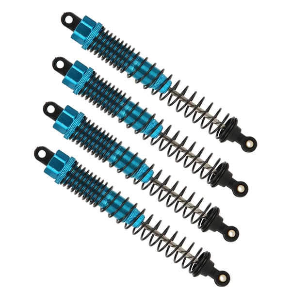 CNC Universal Støddæmper 127mm Passer til TRX4 SXC10 D90 1/10 RC Bil (Blå)