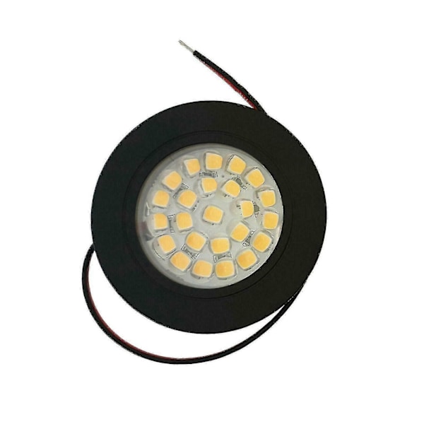 3x 12v Sort LED Touch Sensitiv On Off Varm Spot Light Autocamper Campingvogn 3 stk