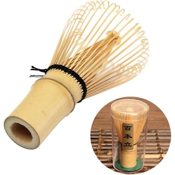 2025 Ny Matcha piskeris Bambus piskeris Te piskeris Håndlavet matcha piskeris med 100 børster Japansk te ceremoni ac