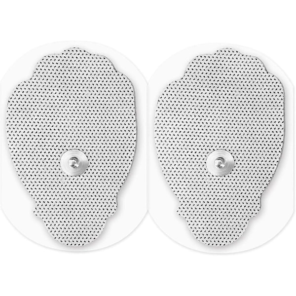 Easy@home TENS Maskin Pads 16 2\"x3\" Återanvändbara Självhäftande Elektrod TENS Pads Ersättning för TENS Elektronisk Puls Massager i Handform