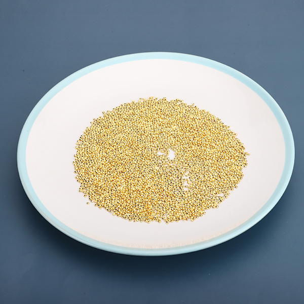 5000 stk. 3 mm Rhinestone Alle Guldbelagt Gule Akryl Diamant til Bryllup DIY Negle Skønhedsdekoration