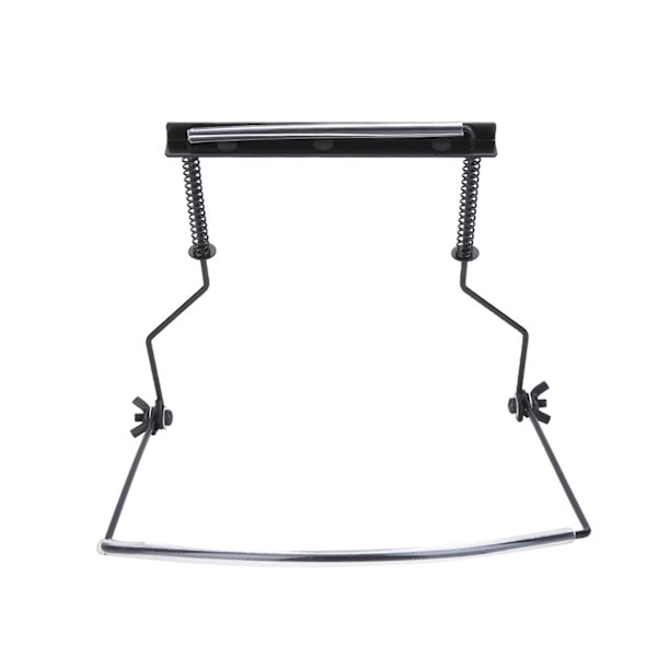 Hållbar justerbar metall 10 hål Munspel Halshållare Rack Support Tillbehör