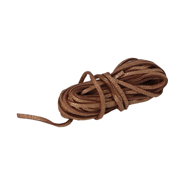 Fløjlsreb Dobbeltsidet Funklende Nylon til DIY Halskæde og Armbånd 5 Meter (Gylden)