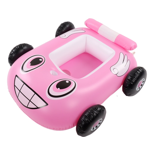 Sommaruppblåsbar brandbåt bilformad bebisar simma flyta båt pool flyta för barn rosa