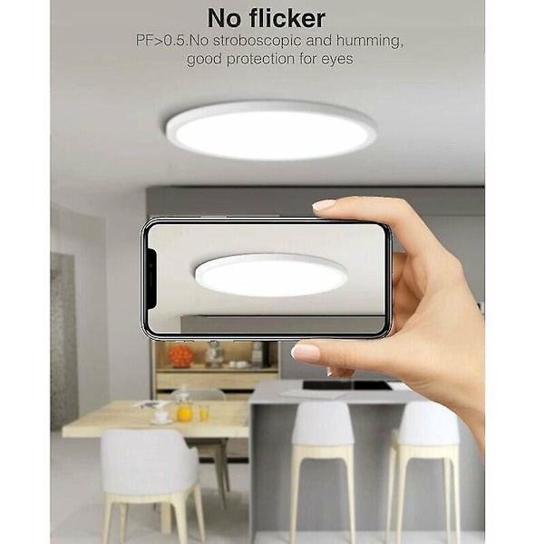 20W LED taklampe bad hvit lys vanntett lys taklampe for bad soverom kjøkken balkong Ø232cm