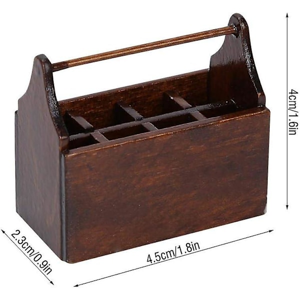 1:12 Miniatyr Barns Verktygslåda Dockhus Verktygslåda DIY Pedagogisk Leksak Modell Verktygsväska Låtsaslek Födelsedagspresent Barn Över 6 År