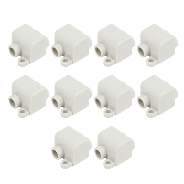 10 kpl 60A 400V pikaliitinkaapelin liitin Yksi in kaksi ulos Sähköjohdotus Inline liitoslohkot 0,5–6 mm² johdoille