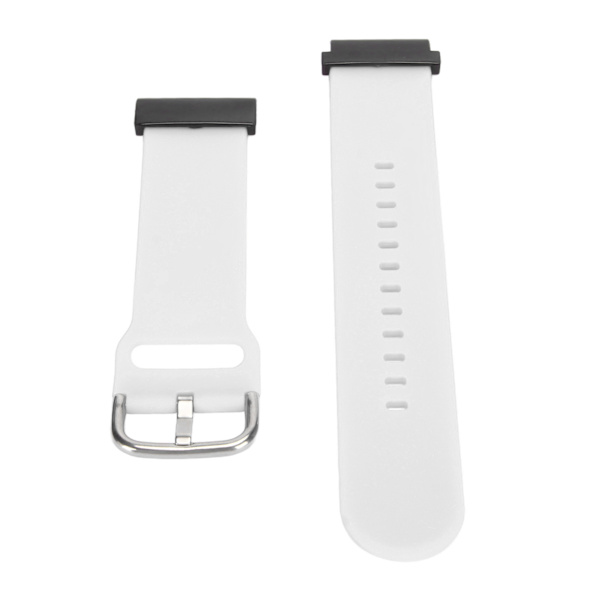 26 mm silikonikellon watch Joustava säädettävä vaihtorannehihna Fenix ​​7X 6X 5X White
