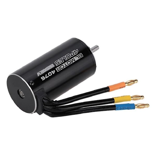 4076 2250KV 4P Sensoriton harjaton moottori 1/8 RC-kuorma-auton autojen buggy-osiin