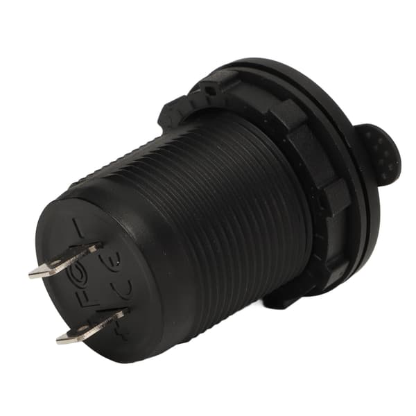 USB billader IP40 vanntett blått lys svart skall UL94‑V0 brannsikkert for IOS for Android biler båter