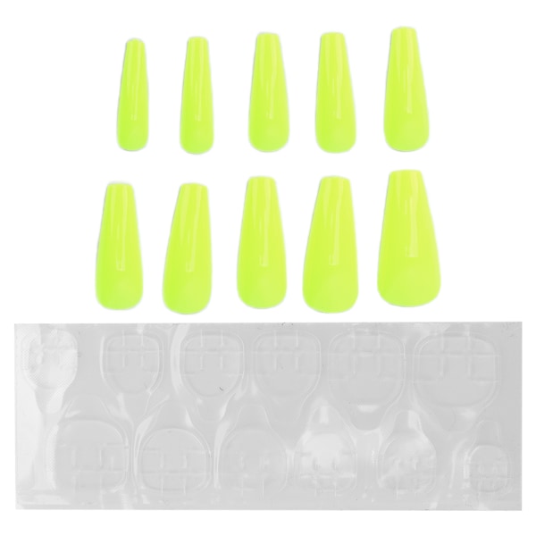 10 stk Pure Color Full Cover Falske Nail Kvinder Piger Elegant Moderigtigt Fake Nail Tip Manicure ToolN5354-01