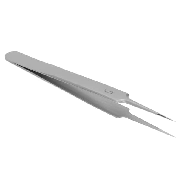 Pimple Blackhead Extractor Remover Pincet med spids spids i rustfrit stål med belysning