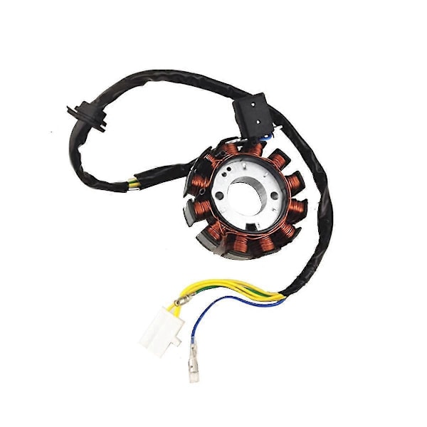 Coil 12-polet Stator DC Coil Tenningsstator kompatibel med GY6 125cc 150cc