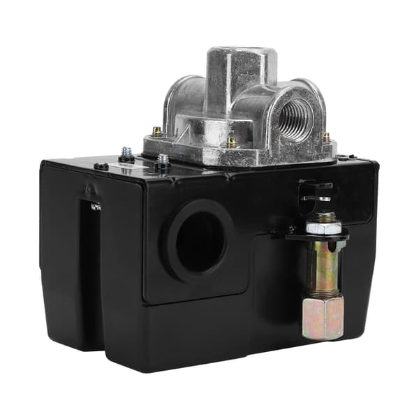 4-hulls automatisk trykkbryter kontrollventil G1/4\" 75~120psi 220V for luftkompressor