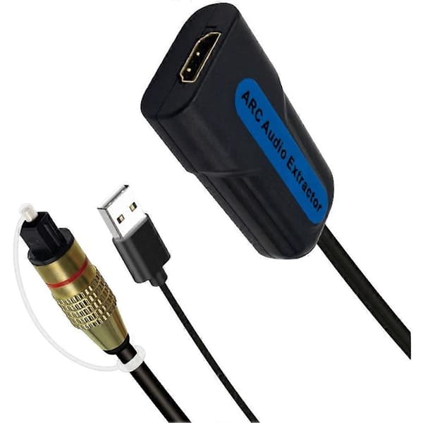 HDMI-kompatibel ARC EARC Audio Extractor HDMI-kompatibel til SPDIF Optisk TOSLINK Stereo Ud Splitter Lydkonverter