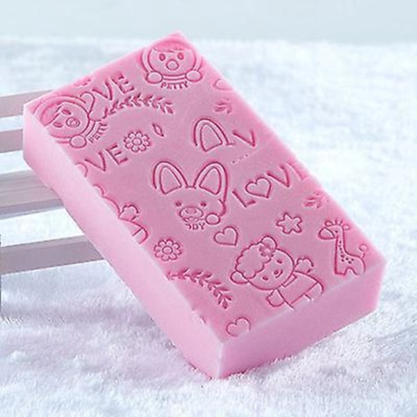 Badsvampset - Peeling, Spa-skrubb, Kroppsduschsvamp - Tar Bort Döda Hudceller - Vuxna, Bebisar, Gravida - 3-pack Färger