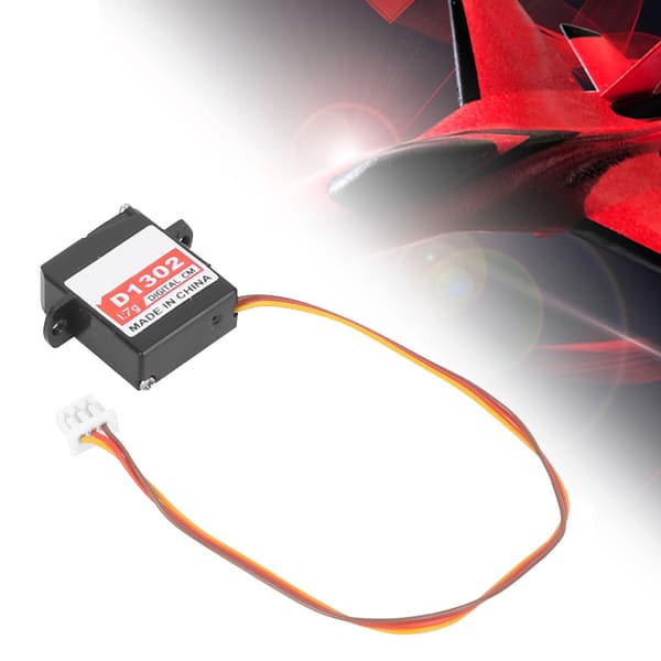 D1302 Mikro Mini Digital Servo Reservedeler Tilbehør for Fastvingede Flymodeller JS1.25 Plugg