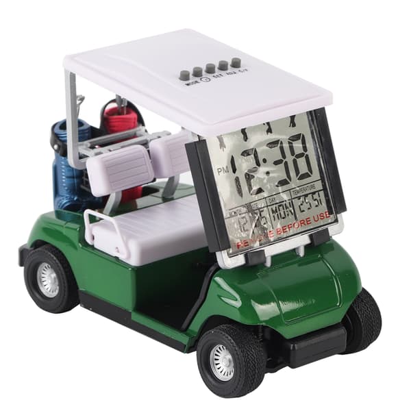 Golf Evighedskalender i Plast, Klubbil Gave Miniature Golfvogn Ur Tilbehør