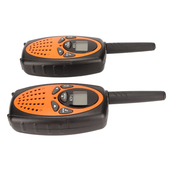 Håndholdt Walkie Talkie Mini Håndfri 2-veis radioer med støyreduksjonsfunksjon for familie barn camping fotturer