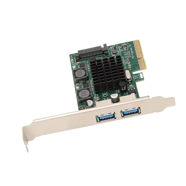 USB3.2 Udvidelseskort 2 Porte Høj Hastighed 10Gbps ASM3142 Chip USB Udvidelseskort til Win Xp til Win7 til Win8 til Win10
