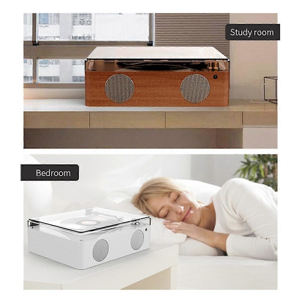 Retro CD-soitin Bluetooth 5.0 Ladattava Sisäänrakennettu Kaiutin A