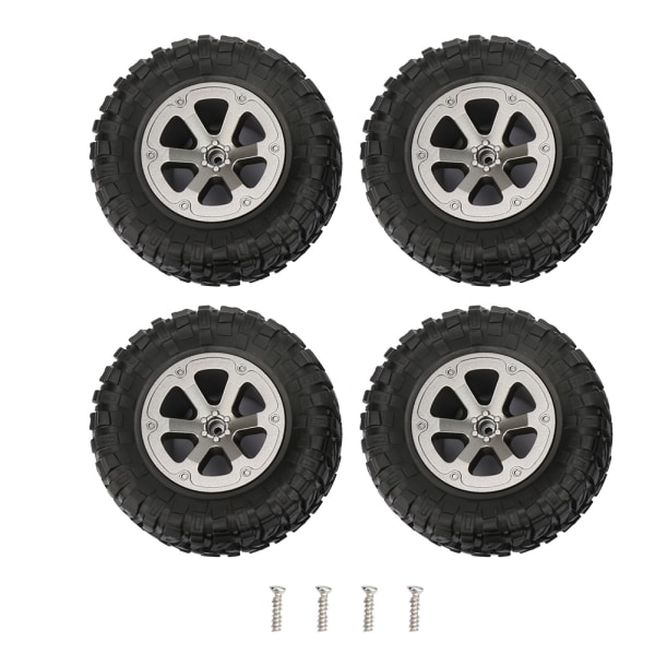 4st/ set RC-däck Fjärrkontroll Biltillbehör Passar för WPL B14 B14K B16 B16K B24 B24K B36 B36K
