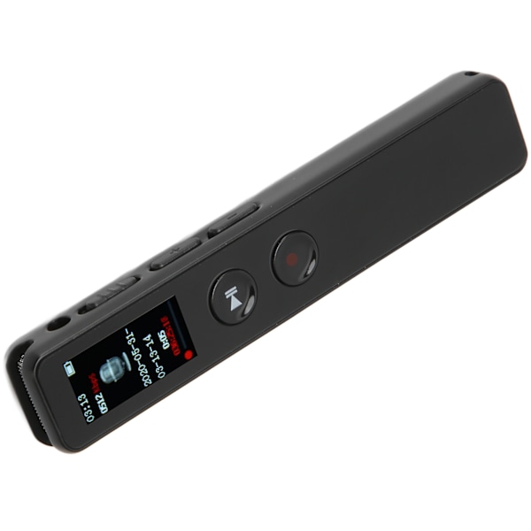 Digitaalinen äänitallennin Mini Omnidirection Pickup DSP melunvaimennus MP3-soitin HiFi Kannettava tallennin luennoille 32GB