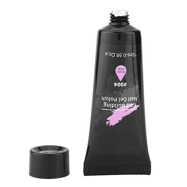 UV-gel för smärtfri nagelbyggare, förlängning, akrylnaglar, UV-tips, lim, nakenrosa