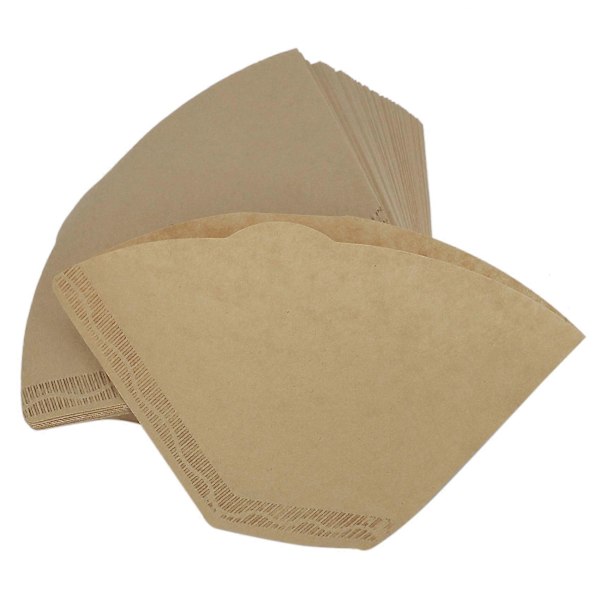 100 stycken Miljövänliga Oblekta Original Handbryggpapper i Trä