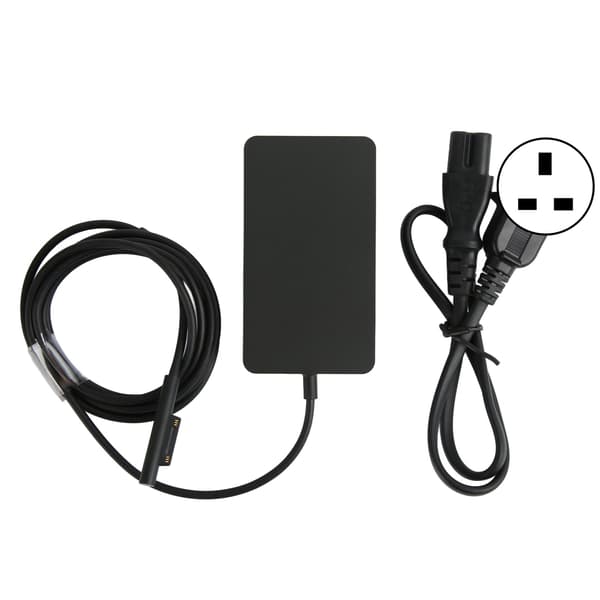 Tablet Adapter Oplader DC 12V 2.58A Output Tablet AC Strømadapter 1625 til Microsoft Pro 3 4 5 2017 100‑240V UK Stik