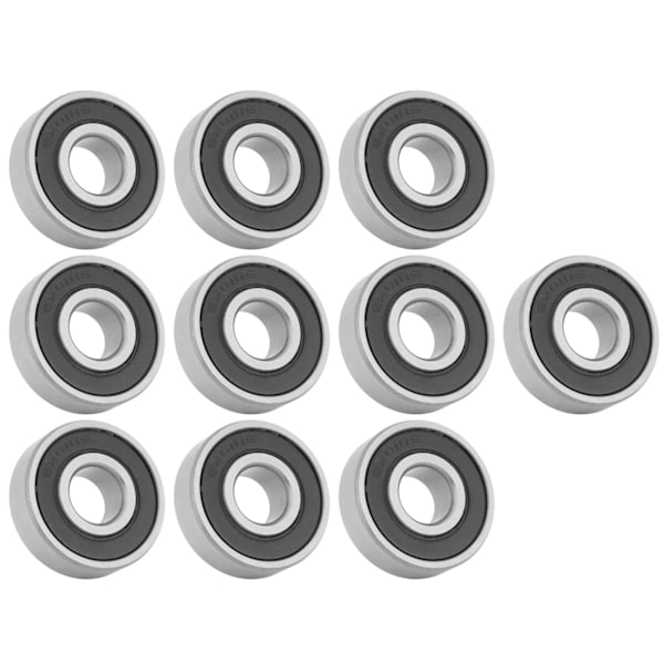 10 stk 6201-RS lager stål dypspor kulelager 12 mm