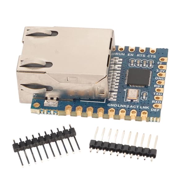 TTL UART til Ethernet Mini Modul Støtte ETHERNET IP TCP UDP HTTP ARP LCMP DHCP DNS Høyt Integrert Ethernet Modul