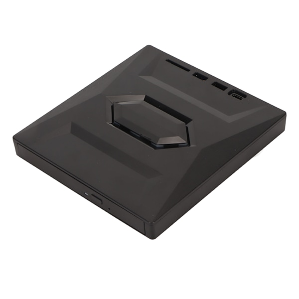 Extern DVD-enhet USB 3.0 Typ C Hög hastighet 5 Gbps Lagringskortplats Plug and Play DVD-brännare för bärbar dator stationär AIO