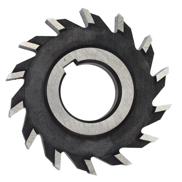 Fræser Højhastighedsstål Lige 14 tænder Face Mill Disc Punching Drilling Tool