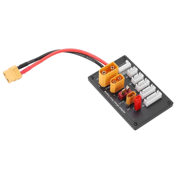 XT60 Lipo parallell ladebrett Lipo batterilader 2S-6S parallell balansert ladeadapter
