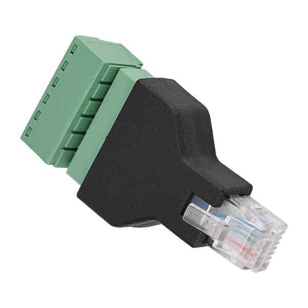 1 kpl Ethernet RJ12 6P6C uros-6-nastainen ruuviliitin sovittimen liitin