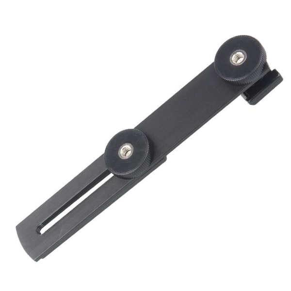 Blixtfäste 2 klor 1/4 skruv Blixtfäste Aluminiumlegering Studio Blixtfäste förlängning för kamerastativ Monopod Mikrofon Blixtlampa LED-ljus