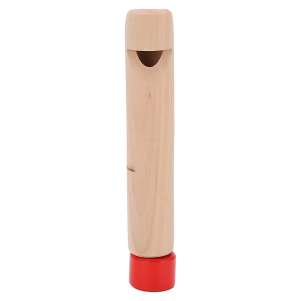 Tre Slide Whistle Push Pull Stemmeendringsfløyte Pedagogisk Instrument Leke for Barn Rødt Håndtak