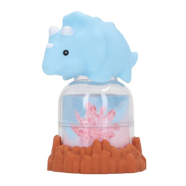 Barn Rhinestone Voksende Sett med Lysende Display Dinosaur Dukke Rhinestone Voksende DIY Lage Eksperiment Vitenskap Kit Leketøy Blå