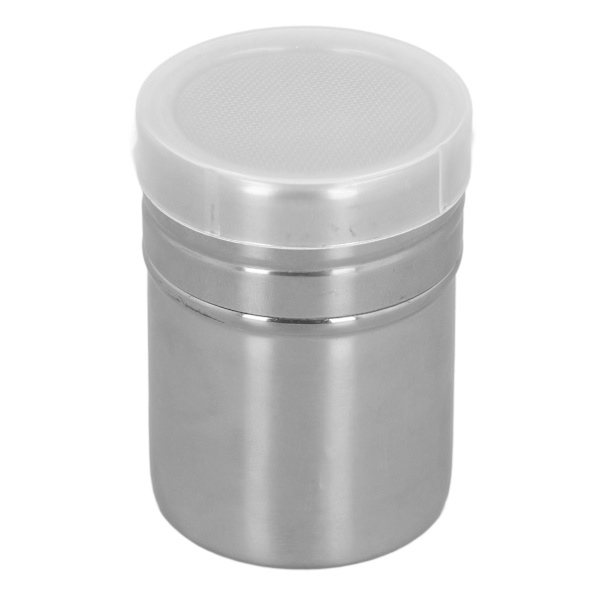 Kaffe Pulver Sie Shaker Rustfrit Stål Kakao Shaker Fugtsikker Pulver Sigte Cylinder Med Låg