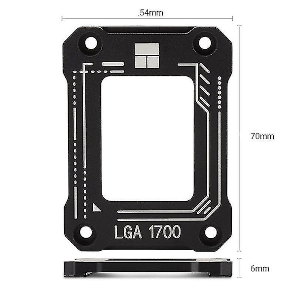 LGA 1700 -jälkiasennussarja 13. sukupolven CPU:n taivutuskorjauskehys, solkisuoja - B6
