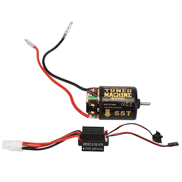 RC Modelbil Universal 540 Børstemotor med 320A Børstes ESC RC Dele Tilbehør 55T