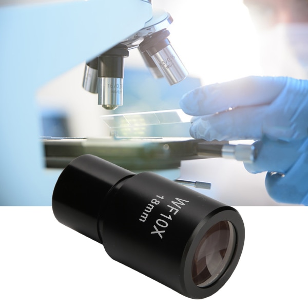 WF10X 18mm biologinen mikroskooppi laajakulmainen okulaari optiset linssit vaa'alla