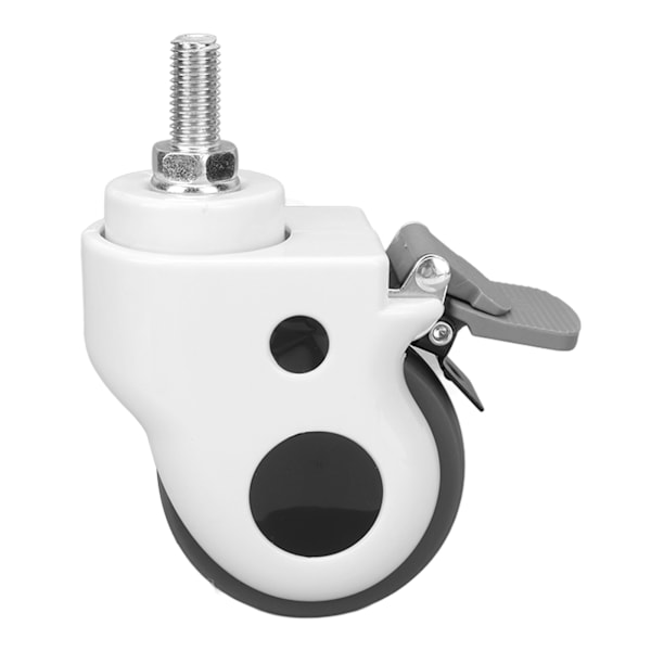 Drejelige hjul Hjul Heavy Duty Bremse TPR Nylon 154 Lbs 3 Tommer Mindre støj Medicinsk Bordhjul Hjul til skrivebord