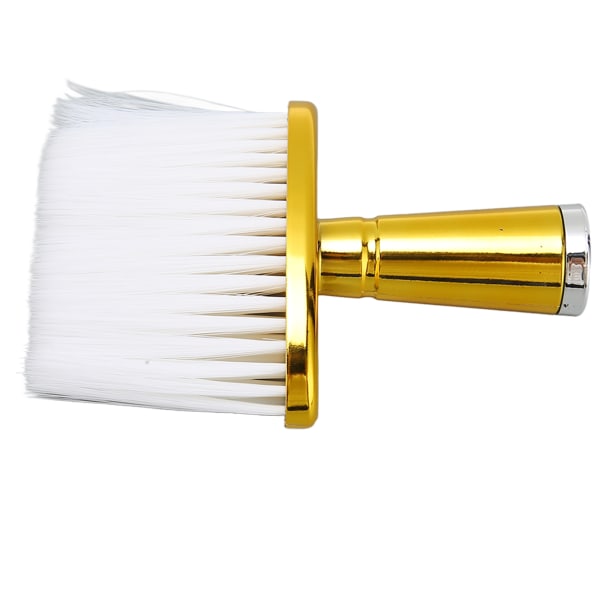 Neck Face Duster Brush Fjern løst hår Myk Nakke Duster med elektrobelagt håndtak for salong og hjem