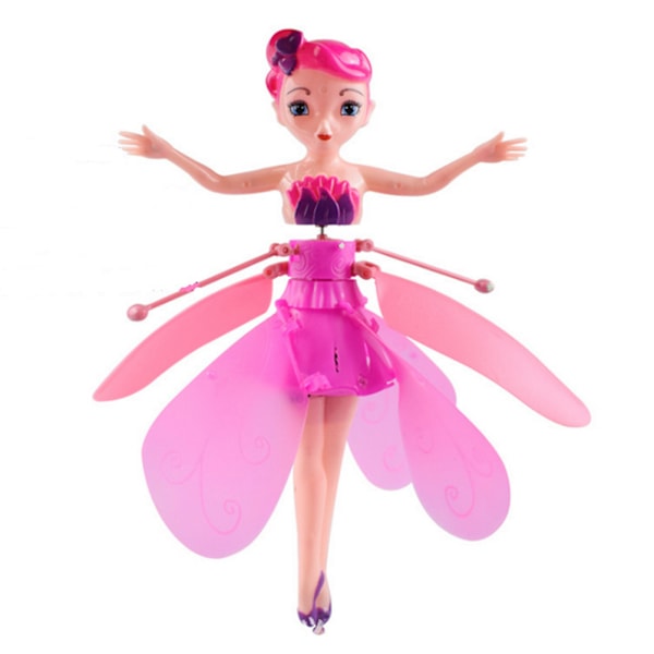 Flying Fairy Doll Induction Control RC Aircraft Kids Toys Ballet Girl Flying Princess Toy